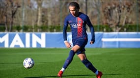 Ethan Mbappé, le 28 novembre 2023, face à Newcastle