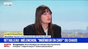10 septembre: "J'entends des appels à des blocages, pas à la violence", déclare Alma Dufour (LFI) 