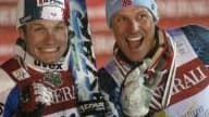 Ici avec Svindal, le Français a prouvé qu'il pouvait concurrencer les meilleurs.