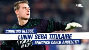 Real Madrid : Courtois blessé, Ancelotti misera sur le jeune Lunin