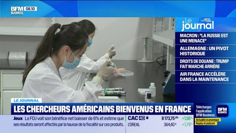 Les chercheurs américains bienvenus en France