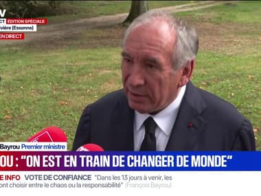 Dette: "On ne peut pas construire l'avenir en niant la gravité de la situation dans laquelle nous place la dette" affirme François Bayrou