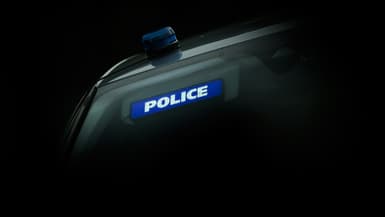 Un véhicule de police - Image d'illustration 