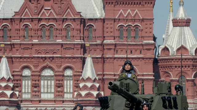 La parade militaire à Moscou le 9 mai 2016.