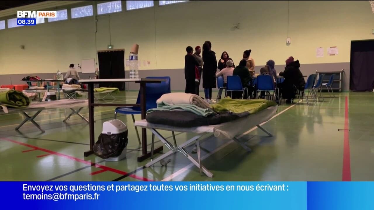 « Se retrouver à la rue ce n’est pas évident »: 25 femmes sans-abri sont accueillies dans un gymnase de Montreuil pendant plusieurs semaines – BFM Paris Ile-de-France