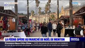 Menton: la féérie des fêtes s'empare du marché de Noël 