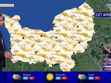 Météo Normandie: un temps nuageux, plus d'éclaircies dans l'après-midi, jusqu'à 10°C au Havre et 13°C à Cherbourg
