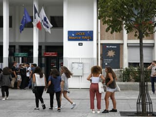 Le lycée Maurice Ravel à Paris, le 31 août 2015. 