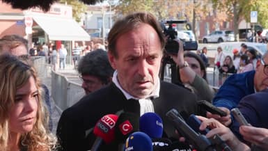 Me Alexandre Martin et Me Emmanuelle Franck, avocats de Cédric Jubillar, le 17 octobre 2025.