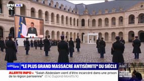 Emmanuel Macron a rendu hommage aux victimes françaises des attaques du Hamas du 7 octobre 