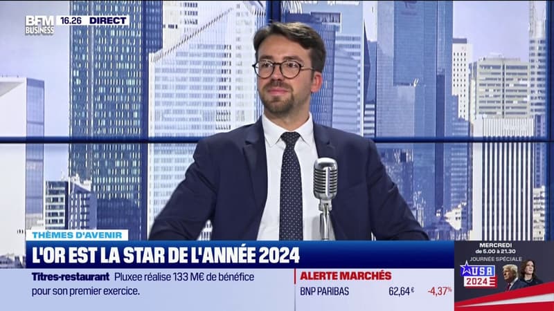 L'or est la star de l'année 2024