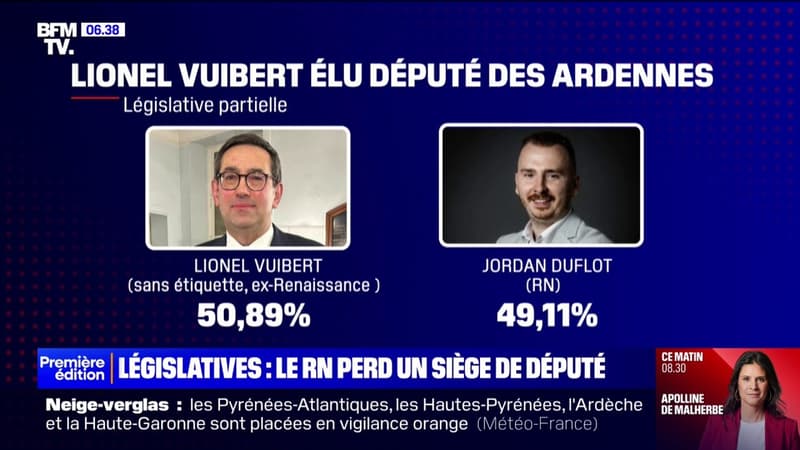 Législatives: Le RN perd un siège de député dans les Ardennes