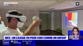 Nice: un casque de réalité virtuelle pour voir comme un enfant