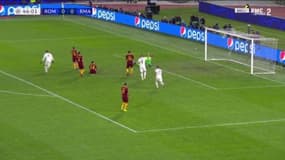 Roma - Real Madrid : l'ouverture de Gareth Bale après une erreur de la défense romaine !