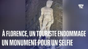 Italie: à Florence, un touriste endommage un monument historique pour un selfie