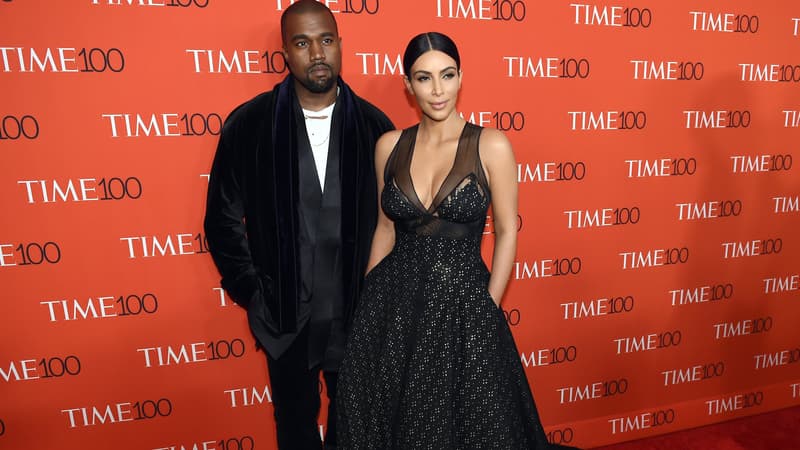 Kanye West et Kim Kardashian en avril 2015 à New York