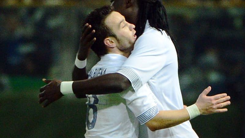 Mathieu Valbuena et Bafé Gomis