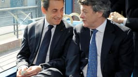 Nicolas Sarkozy et Jean-Louis Borloo