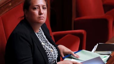 La députée UDI de Polynésie française Maina Sage, le 13 février 2016 à l'Assemblée nationale.