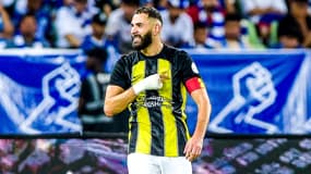 Karim Benzema avec Al-Ittihad en septembre 2023