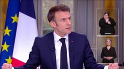 Emmanuel Macron le 22 mars 2023