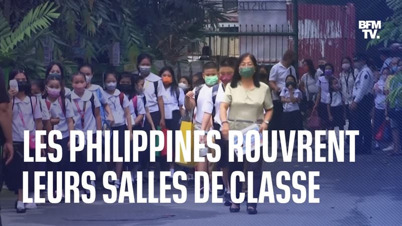 Covid-19: les écoles rouvrent aux Philippines après plus de deux ans de fermeture