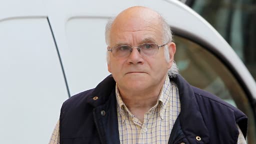 Henri Leclaire, à son arrivée au bureau du juge d'instruction le 5 août 2014.