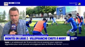 L'entraîneur du FC Villefranche-Beaujolais explique qu'aujourd'hui il prépare "la saison à venir pour le national"