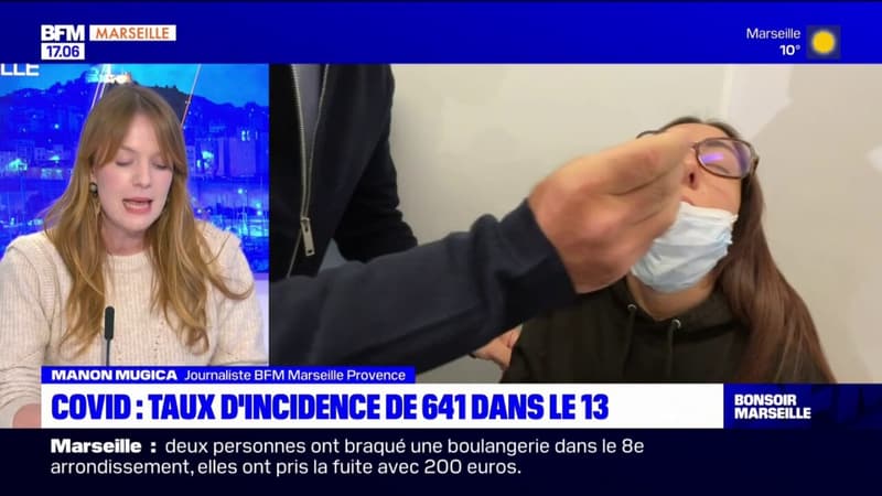 Covid-19: taux d'incidence de 641 dans les Bouches-du-Rhône