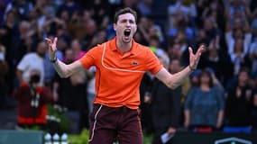 Ugo Humbert lors du Masters 1000 de Paris, le 31 octobre 2024.