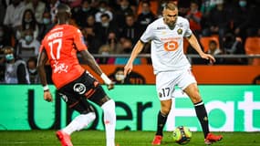 Yilmaz lors du match de Lille à Lorient