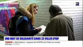 Une nuit de solidarité dans 33 villes d'Ile-de-France