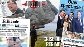 La presse du jour se déchaîne sur le remaniement politique.