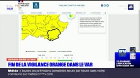 Intempérie: fin de la vigilance orange dans le Var