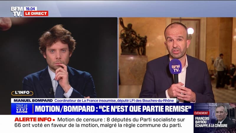 Motion de censure rejetée: 