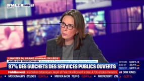 Amélie de Montchalin (ministre de la Transformation et de la Fonction publiques) : 97% des guichets des services publics ouverts - 19/11
