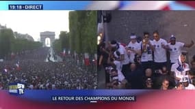 La folie : les Bleus paradent sur les Champs-Elysées !
