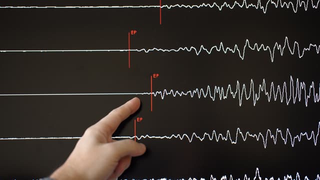 Un sismographe (illustration).