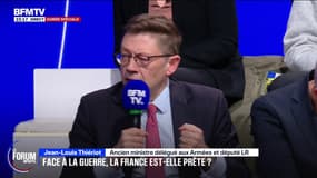 FORUM BFM - Jean-Louis Thiérot, ancien ministre délégué aux Armées et député LR, ne trouve "pas ridicule" le kit d'urgence du gouvernement