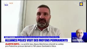 Nice: le syndicat Allliance Police veut des moyens permanents dans le quartier des Moulins