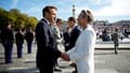 Le président Emmanuel Macron et la Première ministre Elisabeth Borne aux cérémonies du 14 juillet 2022  
