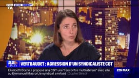 Agression d'un syndicaliste CGT Vertbaudet: "Il y a une stratégie de mise en tension pour casser la grève" affirme Sophie Binet (CGT)
