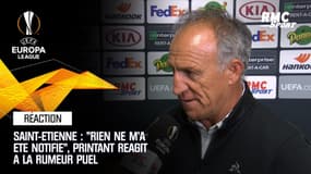 Saint-Etienne - "Rien ne m'a été notifié", Printant réagit à la rumeur Puel