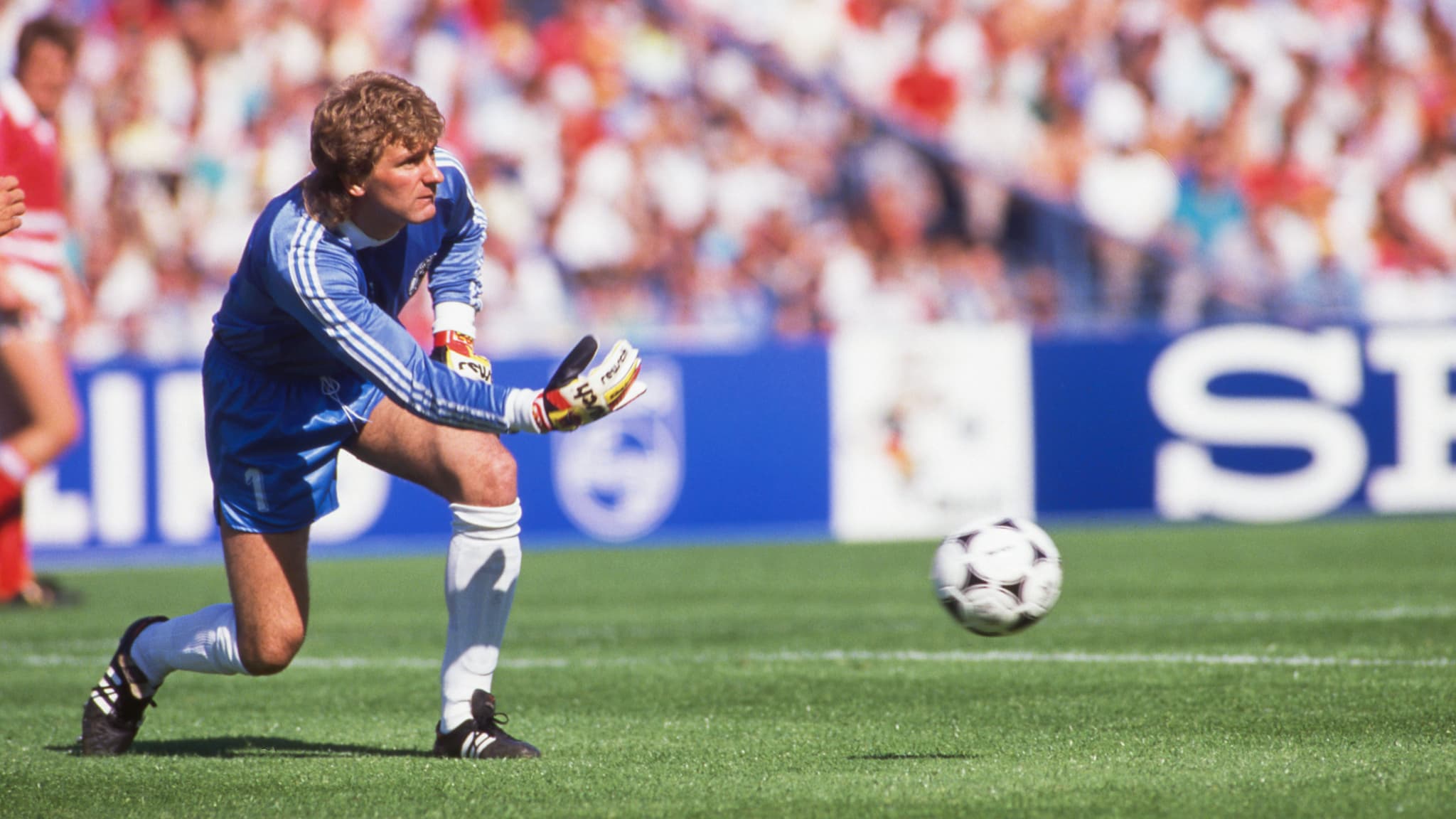 Eike Immel lors d'un match de l'Euro en juin 1988.