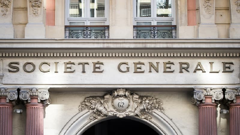 La devanture d'une agence de la Société Générale à Marseille, en novembre 2015.