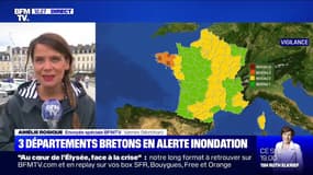 Pluie-inondation: 3 départements bretons en alerte