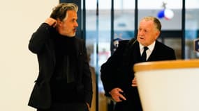Vincent Labrune et Jean-Michel Aulas lors du Comité exécutif de la FFF, le 11 janvier 2023.