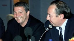 Rolland Courbis et Gervais Martel le 31 mai 2000
