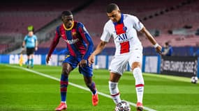 Ousmane DEMBELE et Kylian MBAPPE