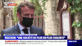 Emmanuel Macron: "Ce que notre nation vit, c'est un sentiment d'insécurité"